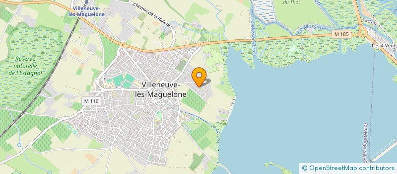 localisation de l'entreprise GUTH  VILLENEUVE-LES-MAGUELONE