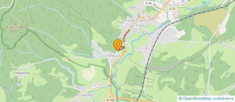 localisation de l'entreprise GUTH-APFFEL  LE BEULAY