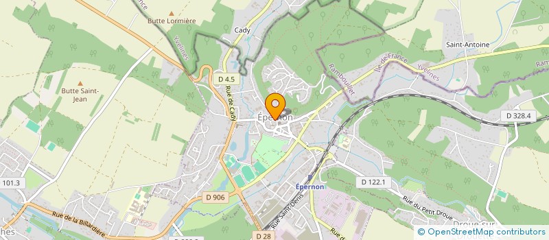 localisation de l'entreprise GUTH EXPERTISE IMMO à EPERNON