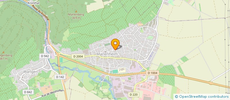 localisation de l'entreprise GUTHNECK  MARLENHEIM