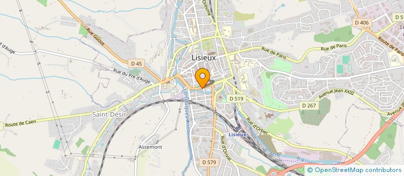 localisation de l'entreprise GUTIERREZ DISTRIBUTION à LISIEUX
