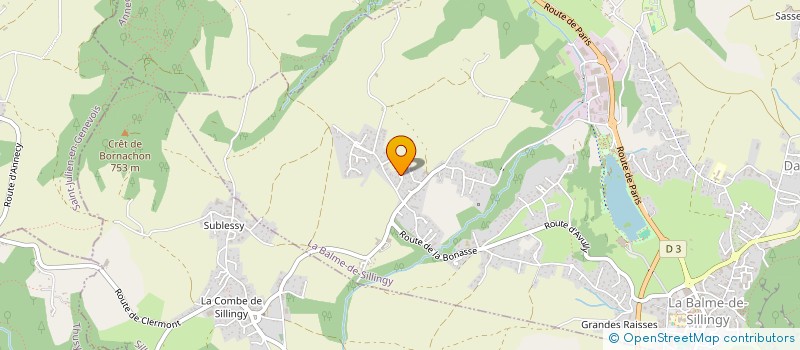 localisation de l'entreprise GUTIERREZ ORDONEZ  LA BALME DE SILLINGY