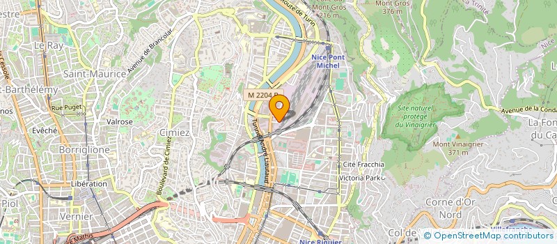 localisation de l'entreprise GUTIERREZ TRANSPORTS à NICE