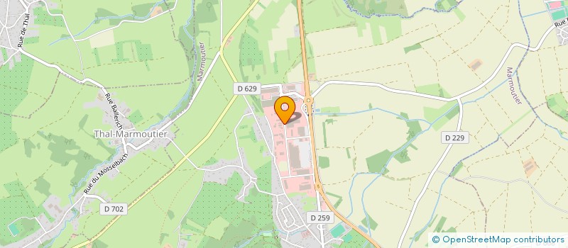 localisation de l'entreprise GUTLEUTFELD  MARMOUTIER