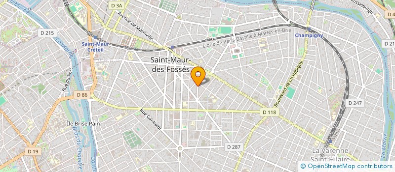 localisation de l'entreprise GUTMAN CONSULTING à SAINT-MAUR-DES-FOSSES