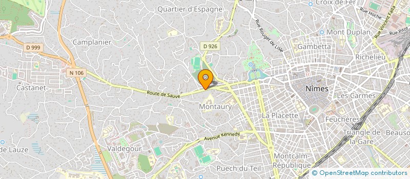 localisation de l'entreprise GUTS TENNIS PERFORMANCE  NIMES