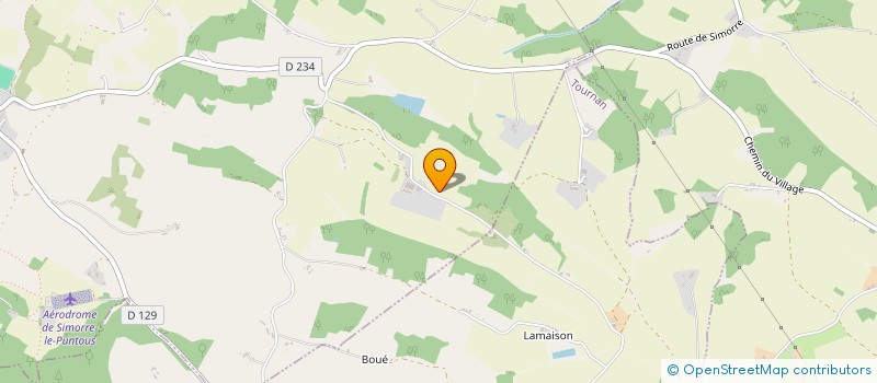 localisation de l'entreprise GUTT  SIMORRE