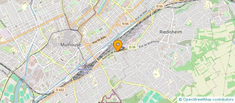 localisation de l'entreprise GUTZWILLER SERVICES  MULHOUSE