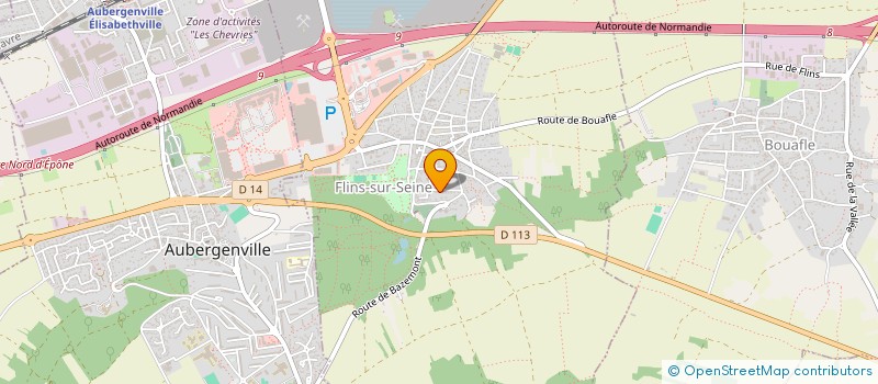 localisation de l'entreprise GUUSTAV MARK REGIE  FLINS-SUR-SEINE