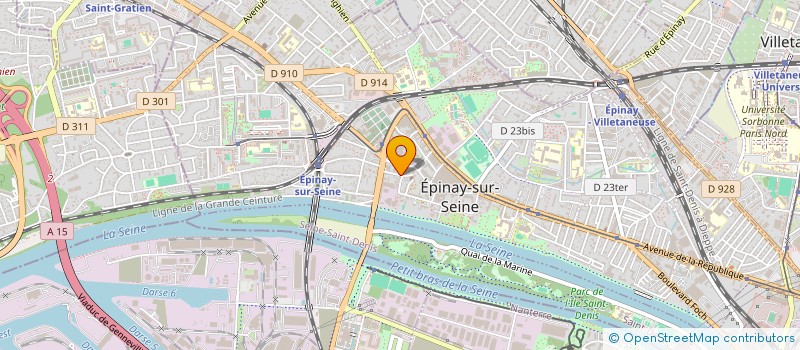 localisation de l'entreprise GUVEN à EPINAY-SUR-SEINE