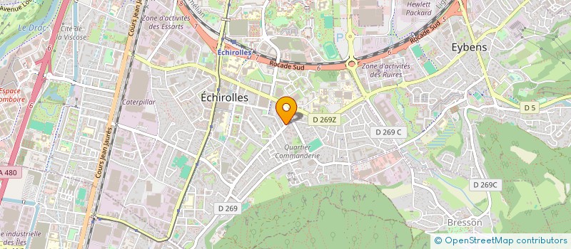 localisation de l'entreprise GUVEN  ECHIROLLES