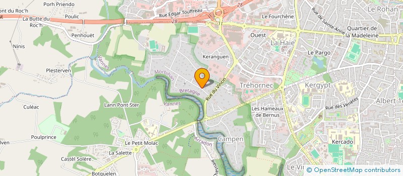 localisation de l'entreprise GUY à VANNES