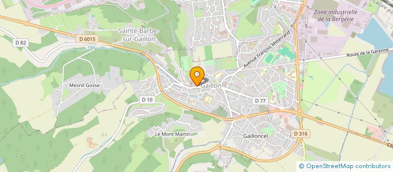 localisation de l'entreprise GUY BLANC SARL à GAILLON