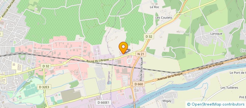 localisation de l'entreprise GUY COUVERTURE à CREYSSE