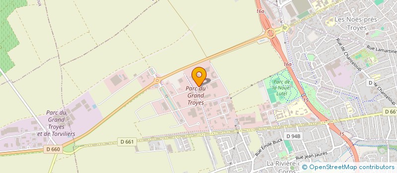 localisation de l'entreprise GUY DE BERAC SAS  SAINTE-SAVINE