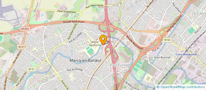 localisation de l'entreprise GUY DEMARLE GRAND PUBLIC SAS  MARCQ-EN-BARUL