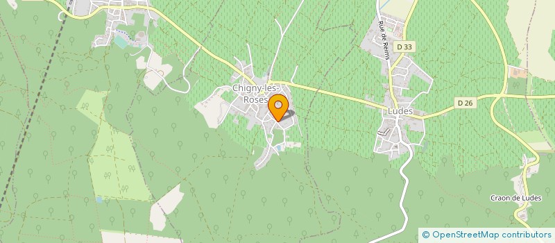 localisation de l'entreprise GUY DUMANGIN  CHIGNY-LES-ROSES
