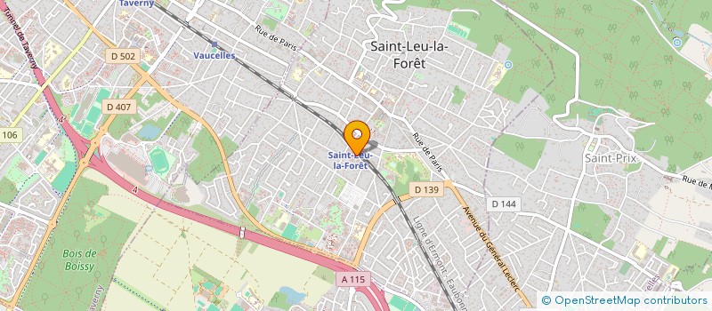 localisation de l'entreprise GUY DUPARD  SAINT-LEU-LA-FORET