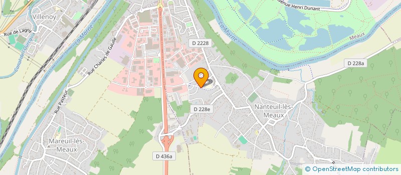 localisation de l'entreprise GUY ET CHANTAL COQUILLARD à NANTEUIL-LES-MEAUX