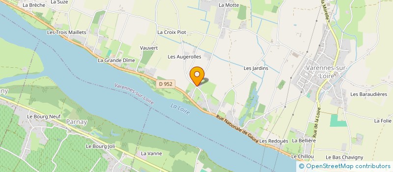 localisation de l'entreprise GUY EVEILLEAU ENTREPRISE  VARENNES-SUR-LOIRE