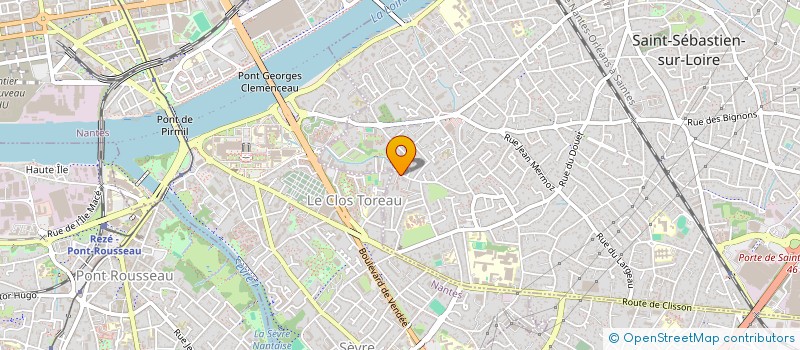 localisation de l'entreprise GUY JULIEN  SAINT-SEBASTIEN-SUR-LOIRE