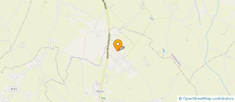 localisation de l'entreprise GUY LE JARDINIER  BLAN