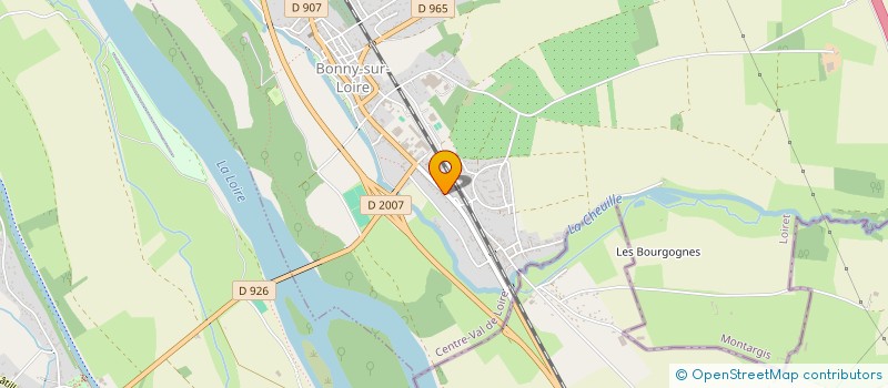 localisation de l'entreprise GUY MALLET IMMOBILIER à BONNY-SUR-LOIRE