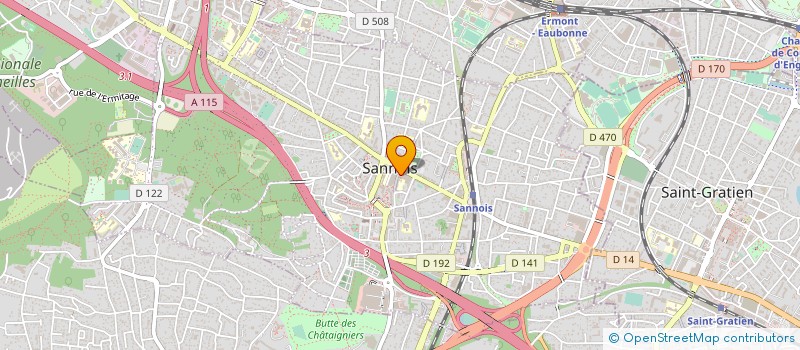 localisation de l'entreprise GUY MANCHEC-MARIE CHRISTINE MORIN  SANNOIS