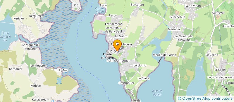 localisation de l'entreprise GUY-MARY  BADEN