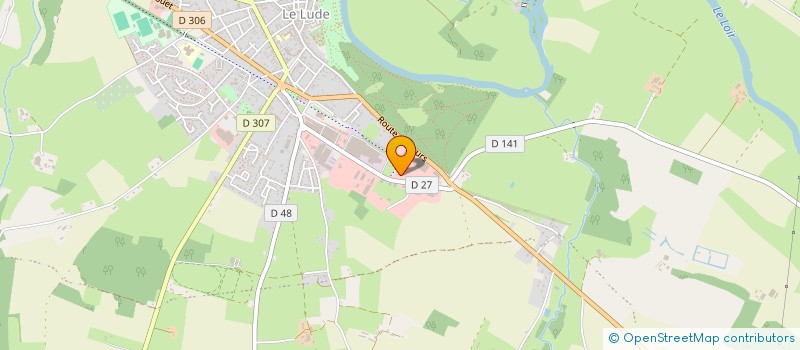 localisation de l'entreprise GUY MAUCOURT TRANSPORTS  LE LUDE