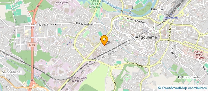 localisation de l'entreprise GUY METAIS POSE à ANGOULEME