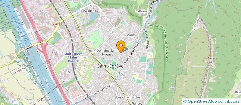 localisation de l'entreprise GUY OLLAGNON SERVICES  SAINT-EGREVE