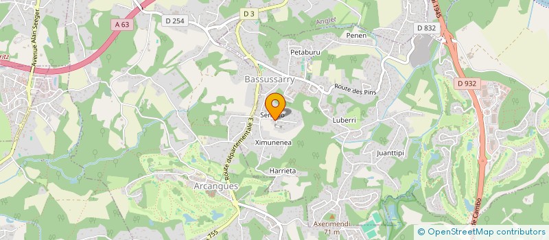 localisation de l'entreprise GUY PUYO EXPERTISES à SAINT-JEAN-DE-LUZ