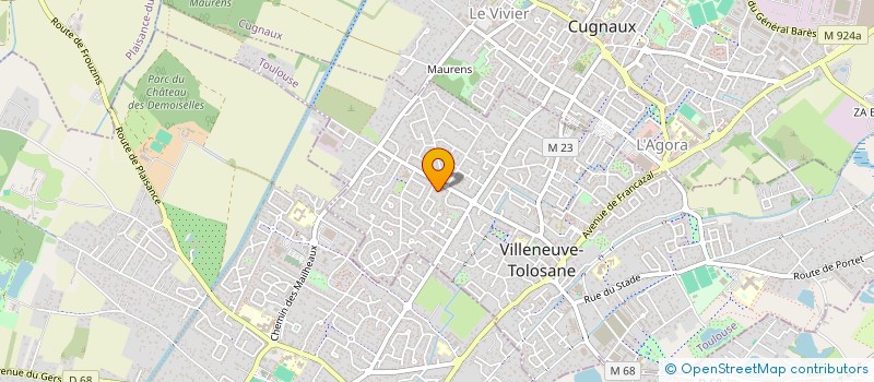 localisation de l'entreprise GUY RENE IMMOBILIER à VILLENEUVE-TOLOSANE