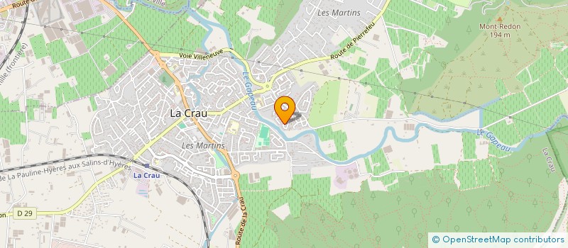 localisation de l'entreprise GUY'S  LA CRAU