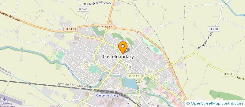 localisation de l'entreprise GUY SPANGHERO FINANCIERE  CASTELNAUDARY