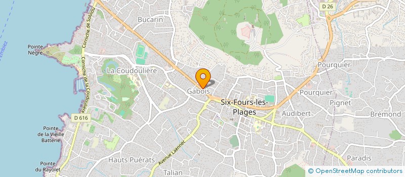 localisation de l'entreprise GUY SUDRE CONSULTANTS GSC GROUPE à SIX-FOURS-LES-PLAGES