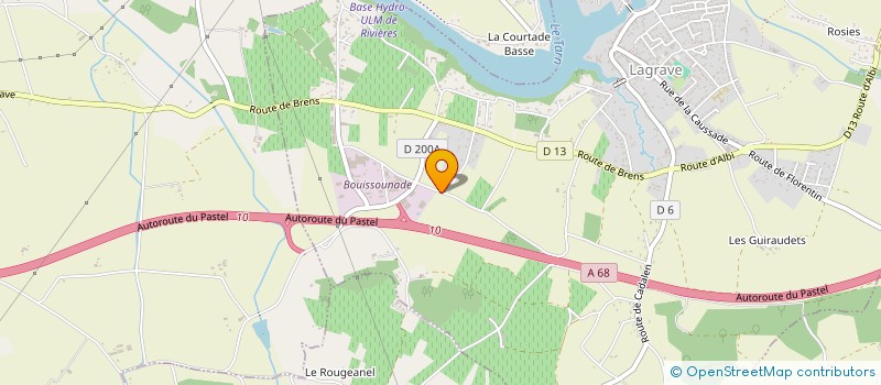 localisation de l'entreprise GUY VEYRAC  BERNAC