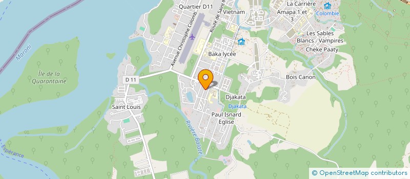 localisation de l'entreprise GUYA FIBRE à SAINT-LAURENT-DU-MARONI