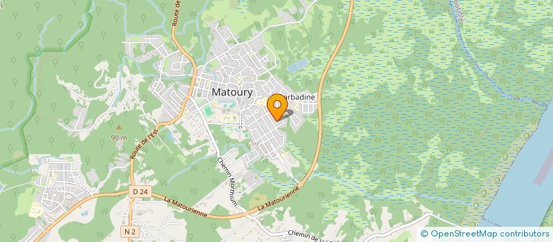 localisation de l'entreprise GUYACONSEILS à MATOURY