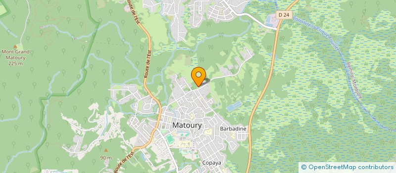 localisation de l'entreprise GUYAIRSOFT  MATOURY
