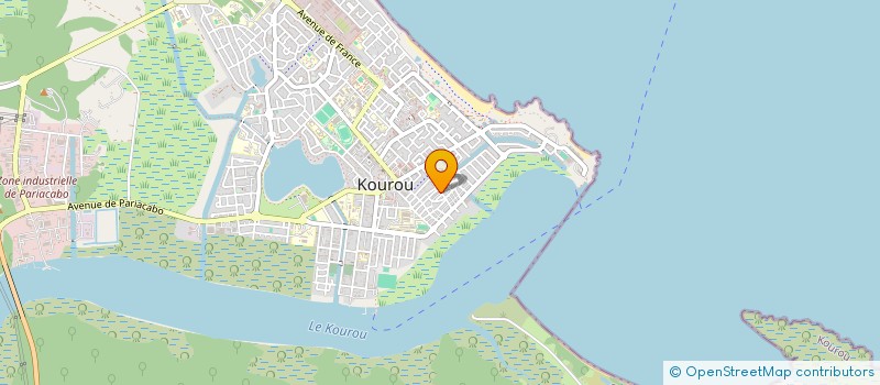 localisation de l'entreprise GUYANE ENVIRONNEMENT à KOUROU