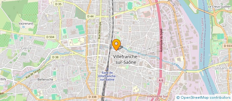 localisation de l'entreprise GUYANE ETUDES DE SOLS  VILLEFRANCHE-SUR-SAONE