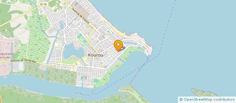 localisation de l'entreprise GUYANE FLORE ENVIRONNEMENT à KOUROU