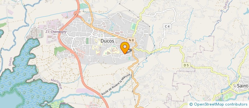 localisation de l'entreprise GUYANE MATH à DUCOS