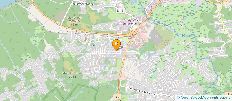 localisation de l'entreprise GUYANE MOBILIER à MATOURY
