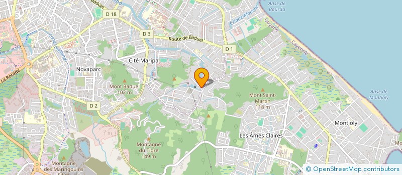 localisation de l'entreprise GUYANE NIHON  CAYENNE