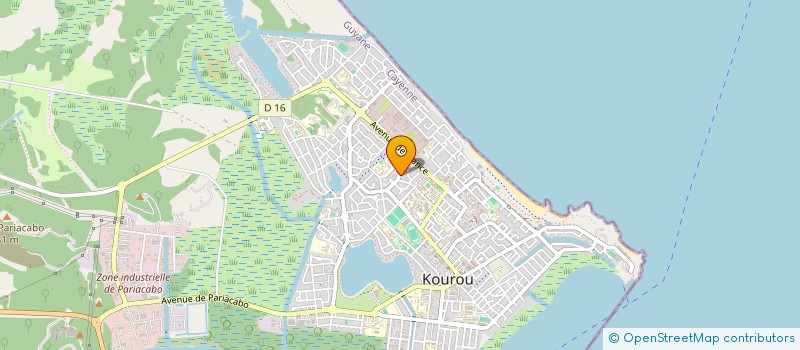 localisation de l'entreprise GUYANE PRESTATION à KOUROU