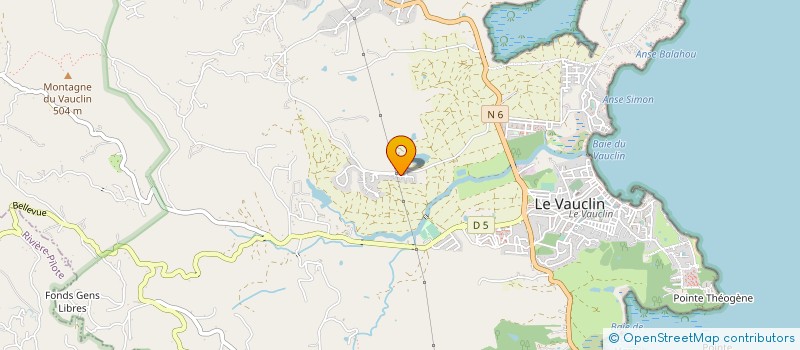 localisation de l'entreprise GUYANE RABOTAGE  LE VAUCLIN