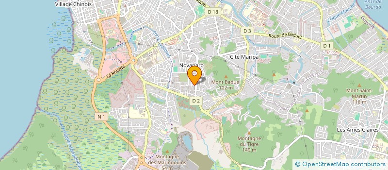 localisation de l'entreprise GUYANE REALISATION CONCEPTION CUISINE - SERVICES APRES VENTES  CAYENNE